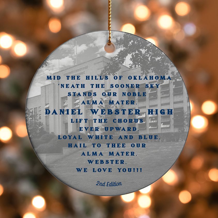 Webster commemorative ornaments: first and second editions available